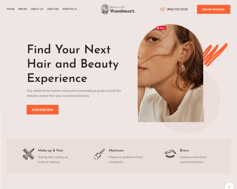 Beauty Product Page