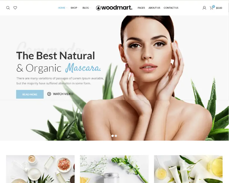 Cosmetics WordPress Themes