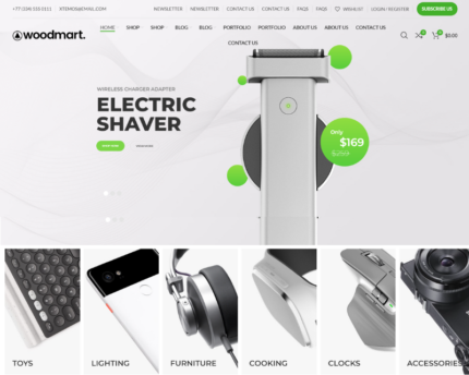 Electronics & Smart Gadgets eCommerce Website Design