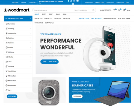 Electronics Superstore & Gadgets eCommerce Website Design