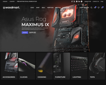 Hardware Tools & Home Improvement Store Website Design