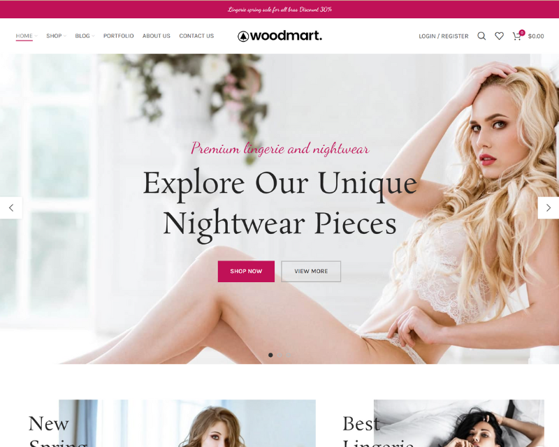 Lingerie Product Image Lingerie Wordpress Theme