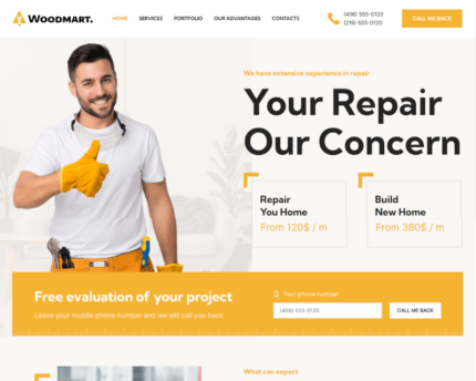 Repair WordPress Theme