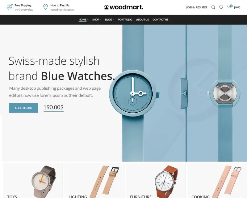 Watches WordPress Themes