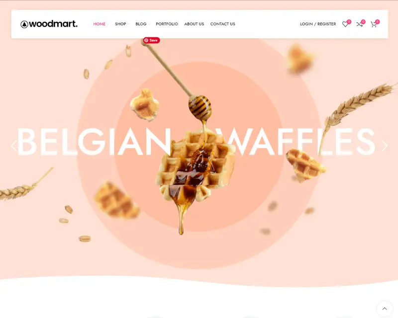 Sweets Bakery Product Image Bakery Cake Shop & Sweet Store Website Design