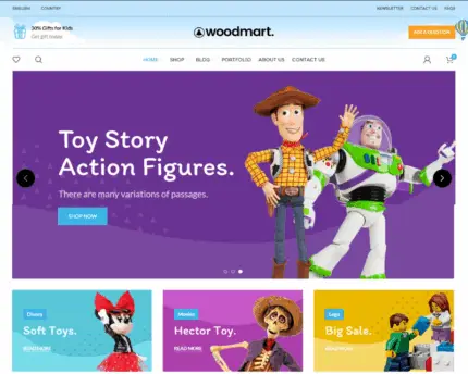 Toy & Kids Store Website Design