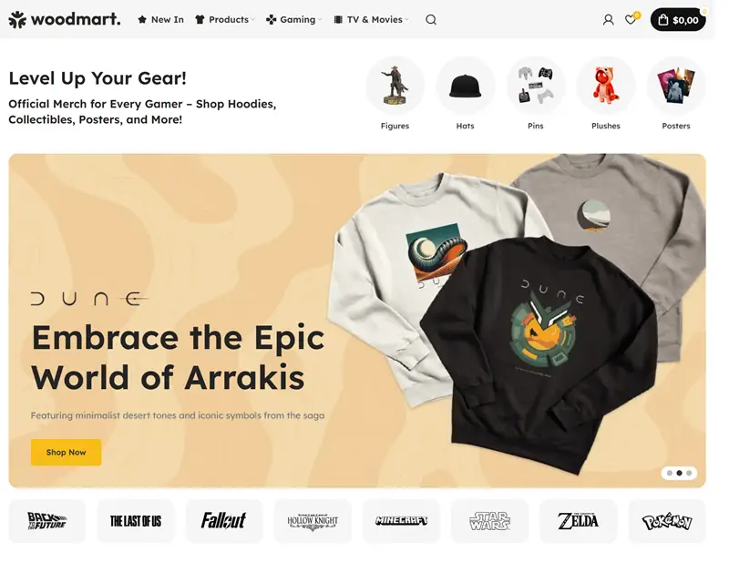 Merchandise Product Image Custom Merchandise & Promotional Products Website Design