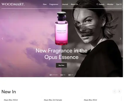 Perfumes & Fragrance Store Website Design